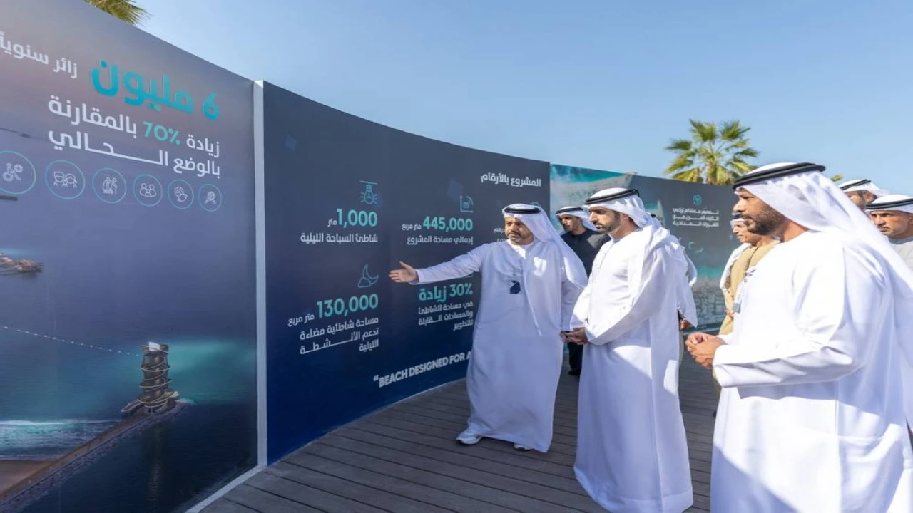 واجهة سياحية جديدة.. حمدان بن محمد يعتمد مخطط تطوير مشروع شاطئ أم سقيم
